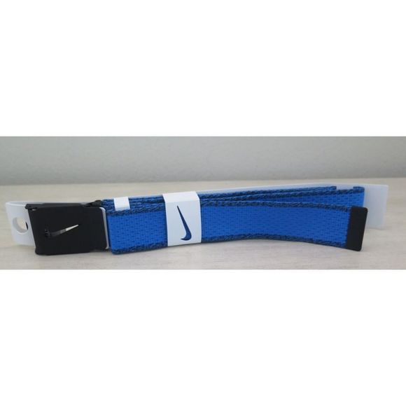 Nike Golf 11235412 72243 Men's O/S Photo Blue Web Belt - Picture 1 of 4